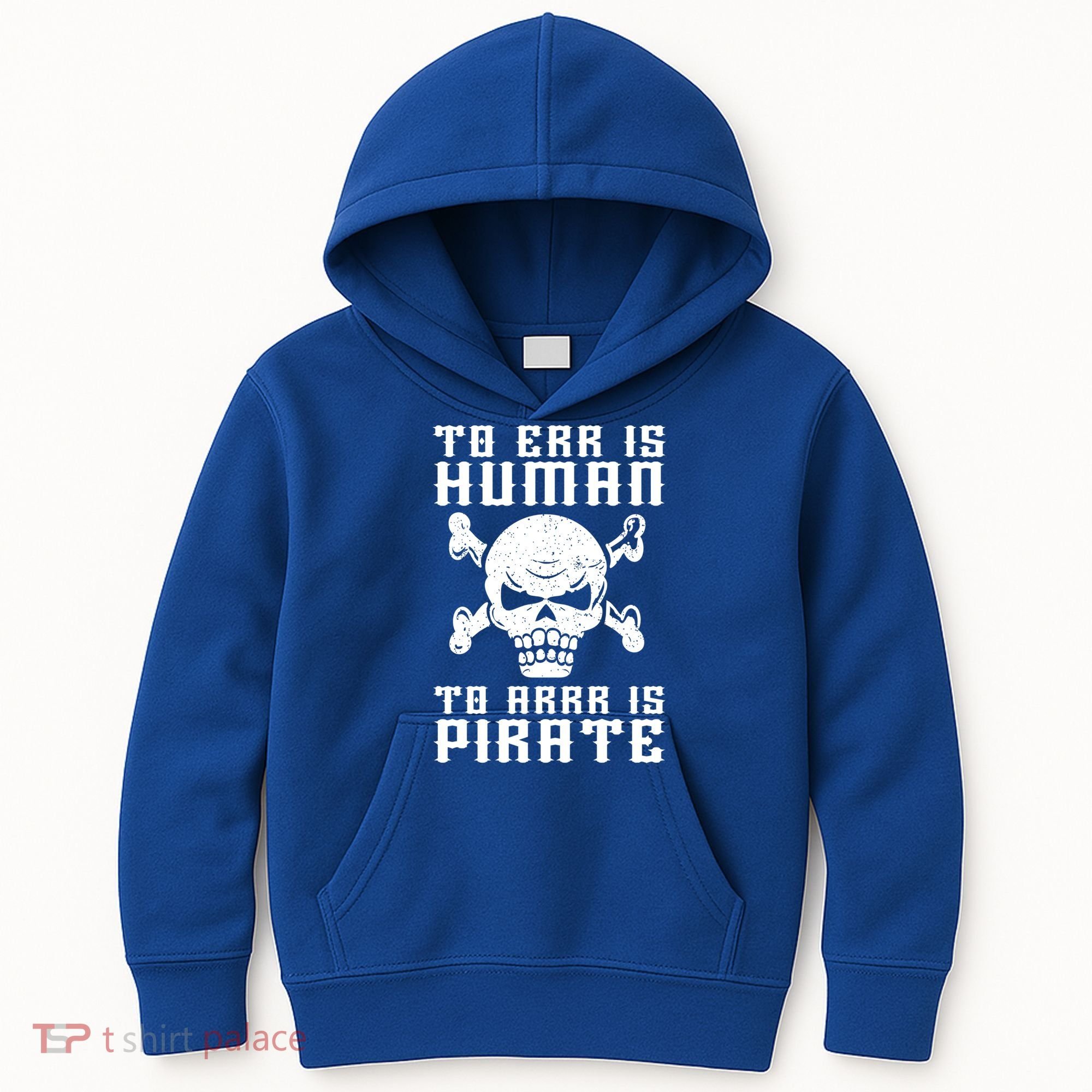 Pirate Pun And Skull Skeleton Easy Pirate Costume Halloween Funny Gift Kids Hoodie