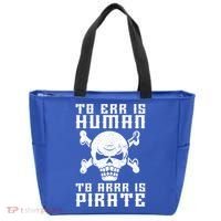 Pirate Pun And Skull Skeleton Easy Pirate Costume Halloween Funny Gift Tote Bag thumb 0