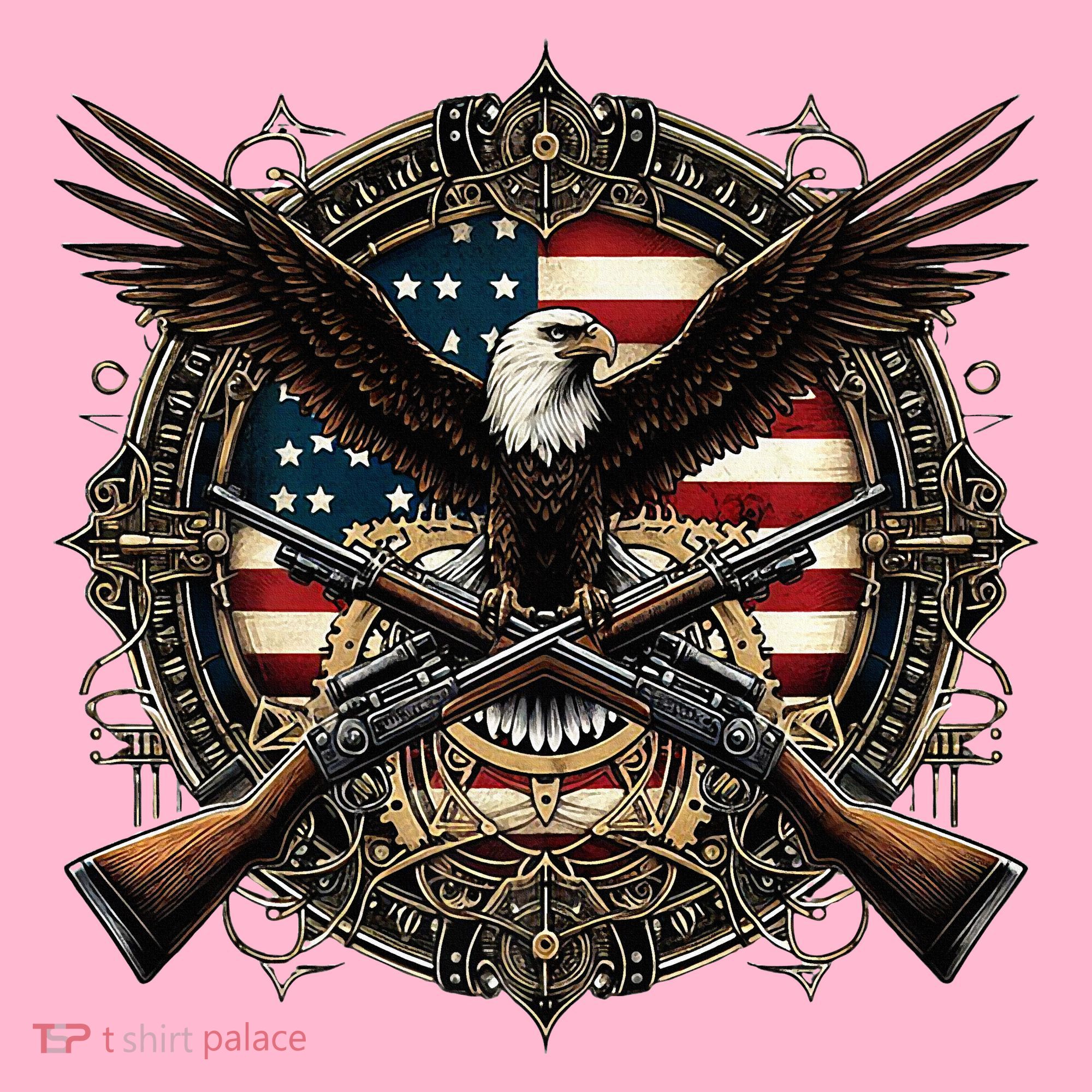 Proud Patriot American Flag Bald Eagle Usa Pride Product Coaster