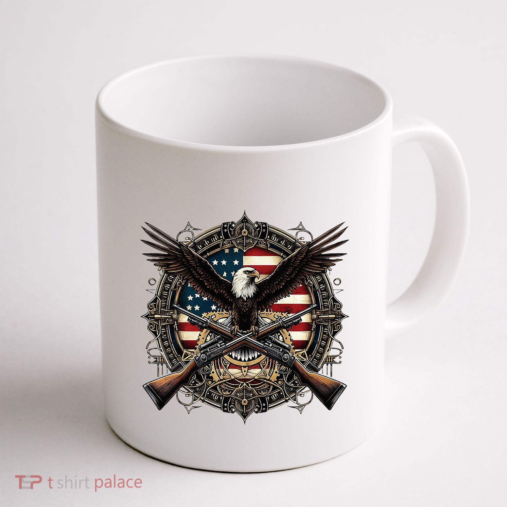 Proud Patriot American Flag Bald Eagle Usa Pride Product Coffee Mug