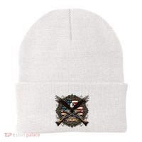Proud Patriot American Flag Bald Eagle Usa Pride Product Beanie thumb 0