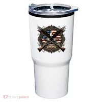 Proud Patriot American Flag Bald Eagle Usa Pride Product Tumbler thumb 0