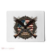Proud Patriot American Flag Bald Eagle Usa Pride Product Mousepad thumb 0