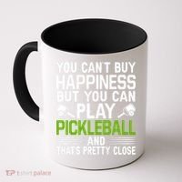 Play Pickleball And That's Pretty Close Pickleball Paddle Coffee Mug thumb 0