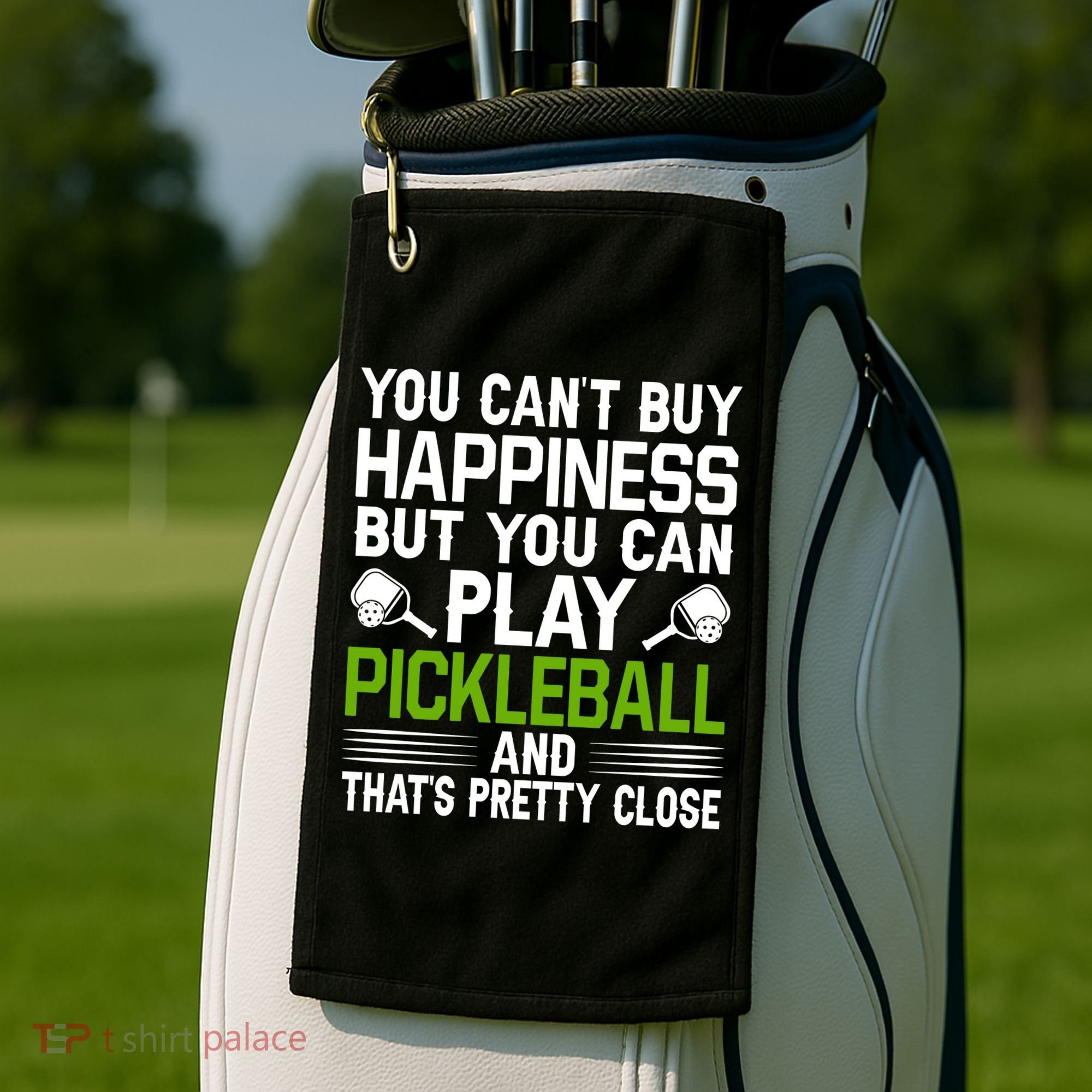 Play Pickleball And That's Pretty Close Pickleball Paddle Golf Towel