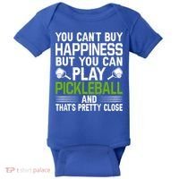 Play Pickleball And That's Pretty Close Pickleball Paddle Baby Bodysuit thumb 0