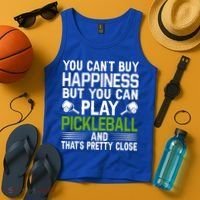 Play Pickleball And That's Pretty Close Pickleball Paddle Tank Top thumb 4