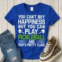 Play Pickleball And That's Pretty Close Pickleball Paddle Women's T-Shirt thumb 3