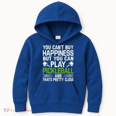 Play Pickleball And That's Pretty Close Pickleball Paddle Kids Hoodie