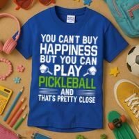 Play Pickleball And That's Pretty Close Pickleball Paddle Kids T-Shirt thumb 3