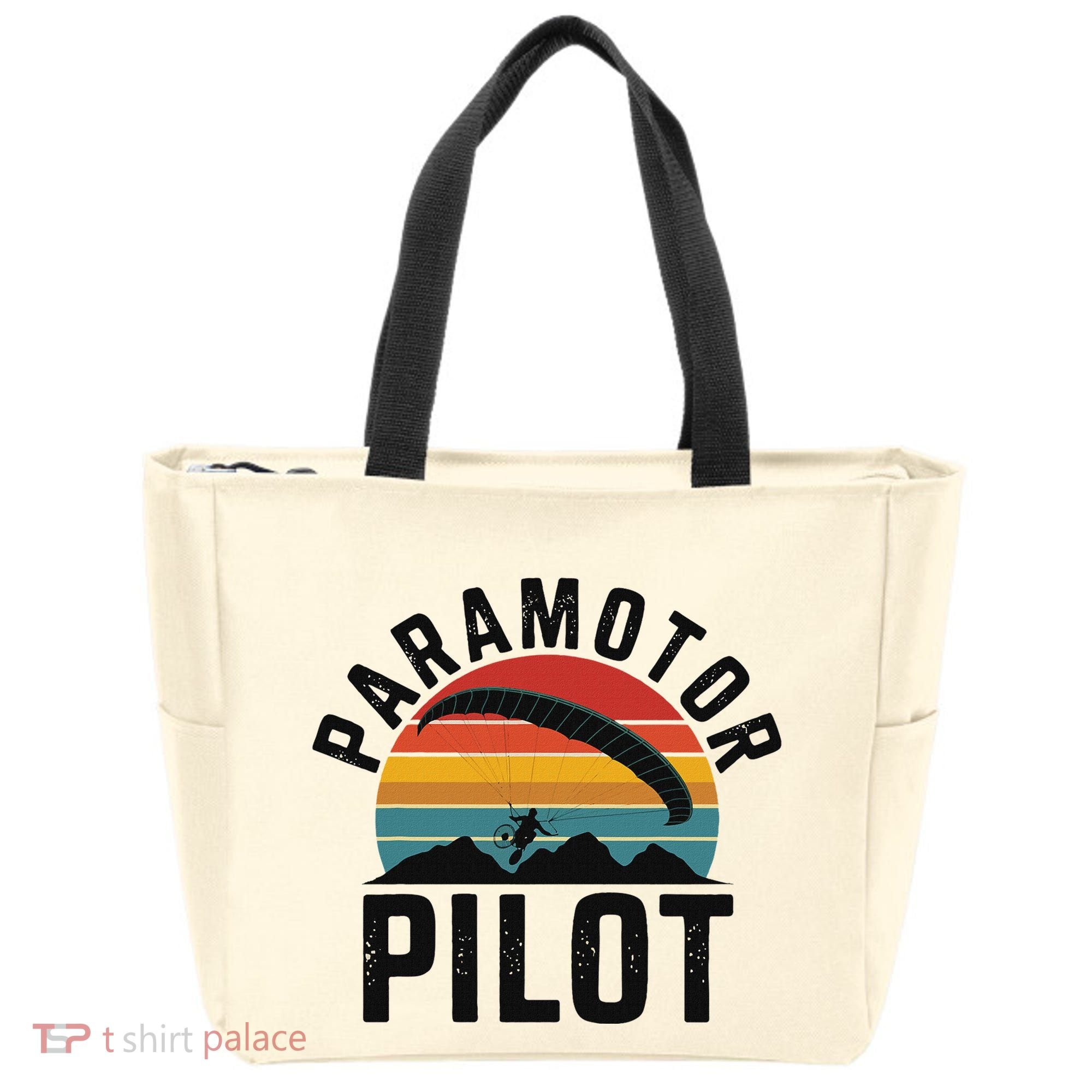 Paramotor Pilot Adventure Skydiving Paramotor Gifts For Tote Bag