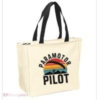 Paramotor Pilot Adventure Skydiving Paramotor Gifts For Tote Bag thumb 2