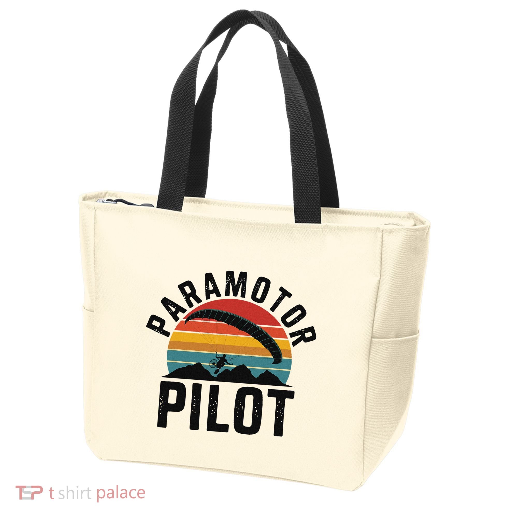 Paramotor Pilot Adventure Skydiving Paramotor Gifts For Tote Bag