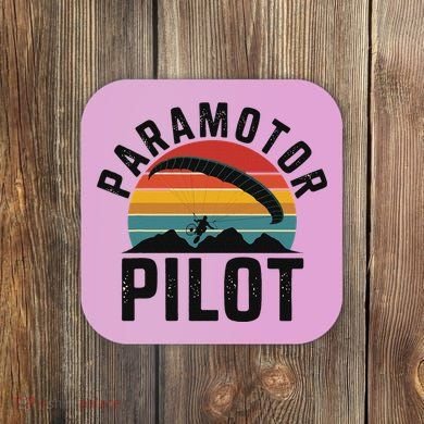 Paramotor Pilot Adventure Skydiving Paramotor Gifts For Coaster