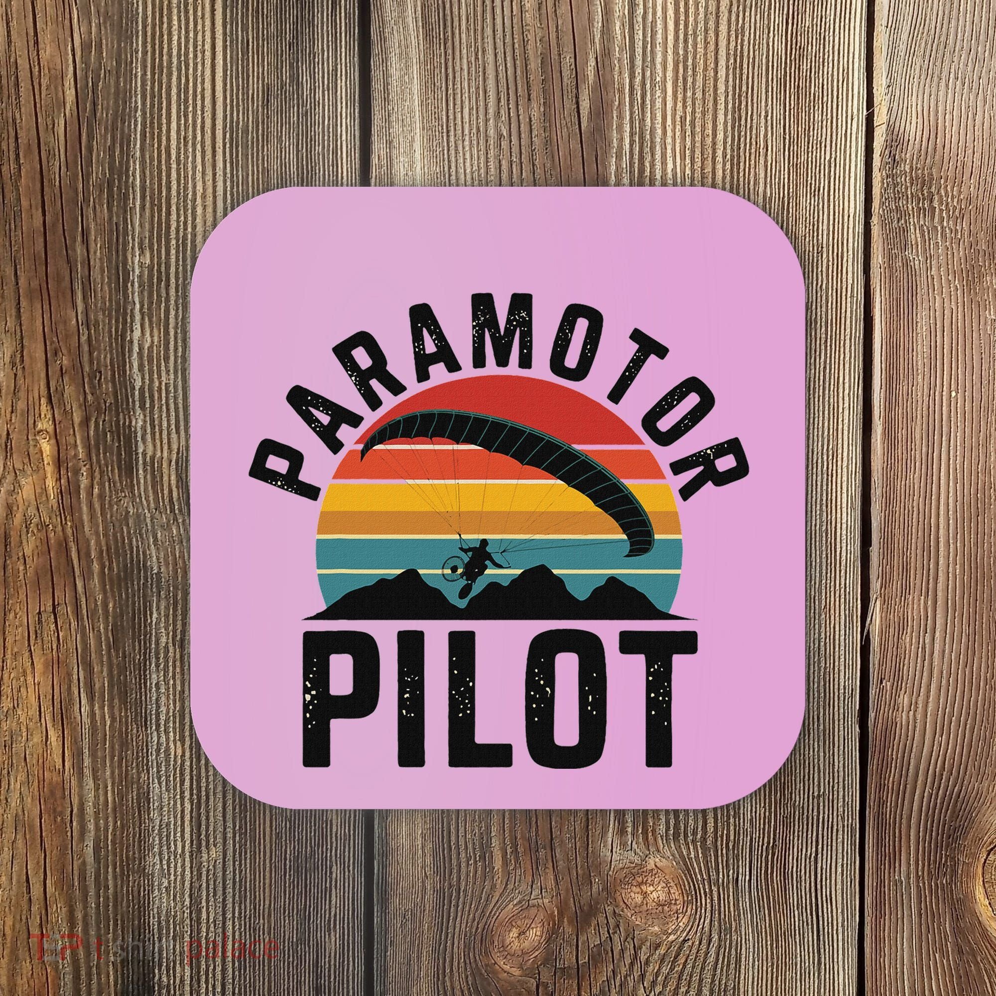 Paramotor Pilot Adventure Skydiving Paramotor Gifts For Coaster
