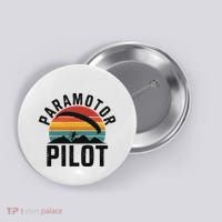 Paramotor Pilot Adventure Skydiving Paramotor Gifts For Button thumb 0