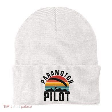Paramotor Pilot Adventure Skydiving Paramotor Gifts For Beanie
