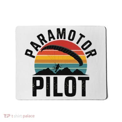 Paramotor Pilot Adventure Skydiving Paramotor Gifts For Mousepad