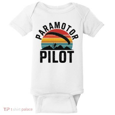 Paramotor Pilot Adventure Skydiving Paramotor Gifts For Baby Bodysuit