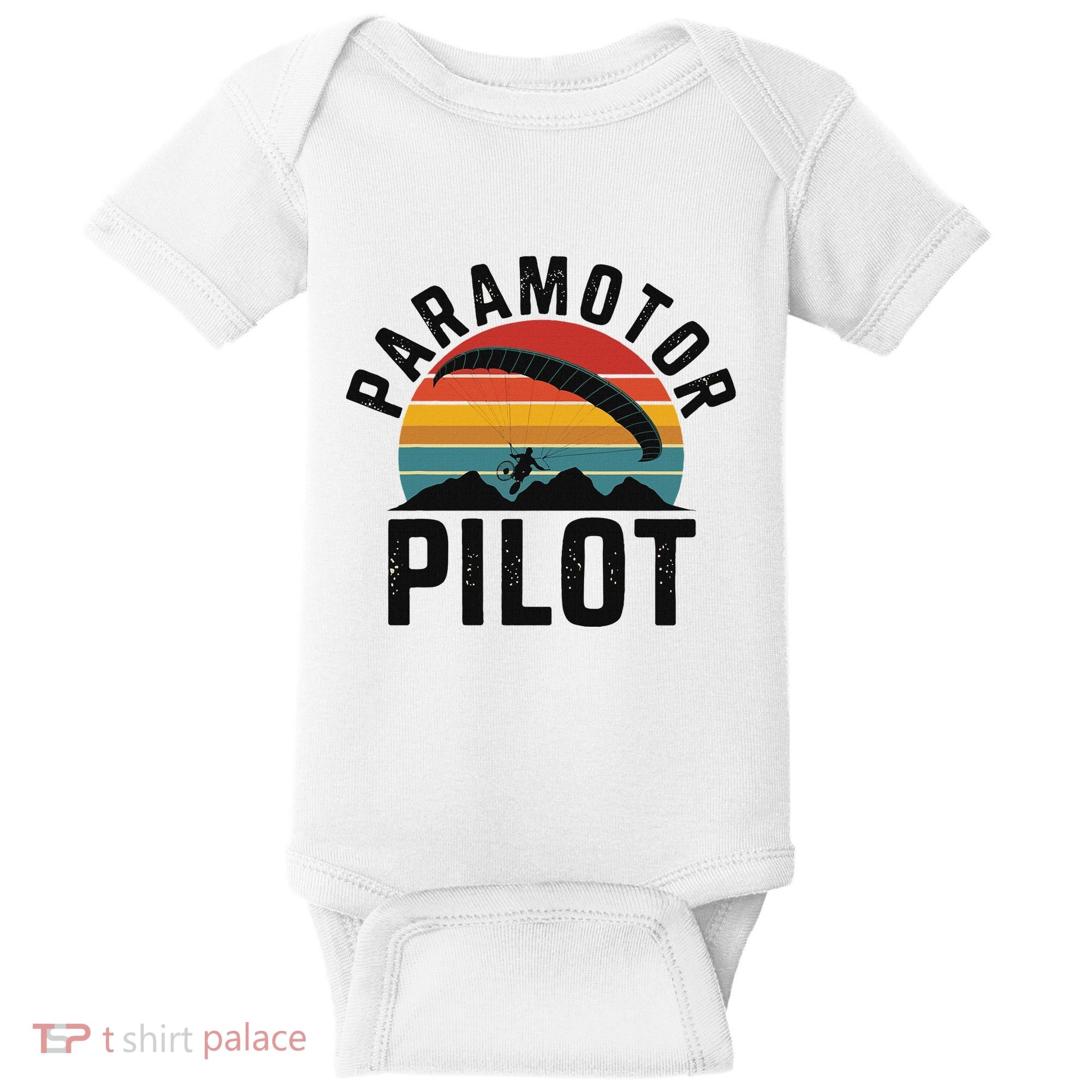 Paramotor Pilot Adventure Skydiving Paramotor Gifts For Baby Bodysuit