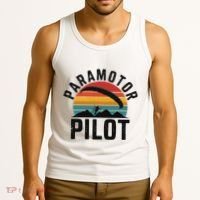 Paramotor Pilot Adventure Skydiving Paramotor Gifts For Tank Top thumb 3