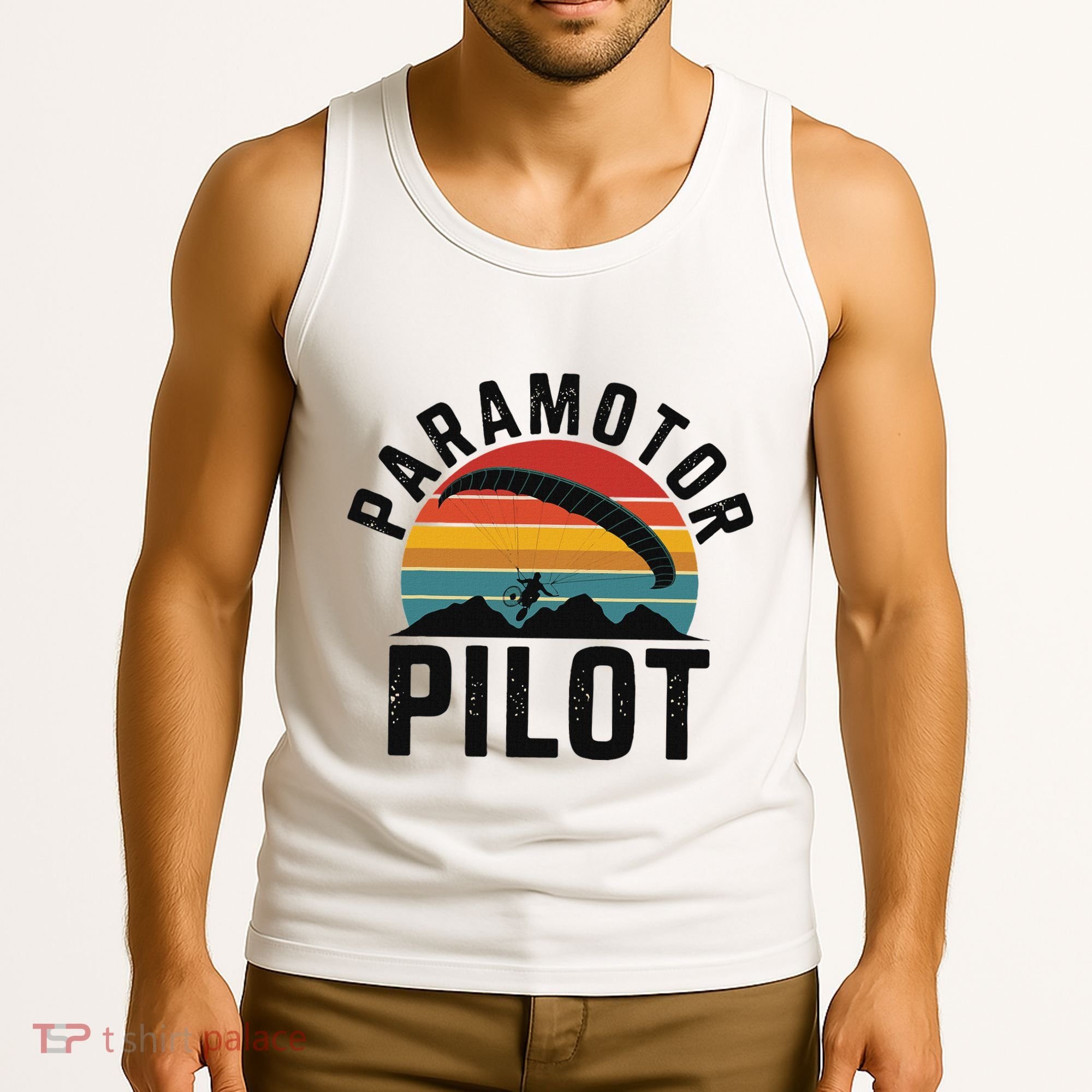 Paramotor Pilot Adventure Skydiving Paramotor Gifts For Tank Top