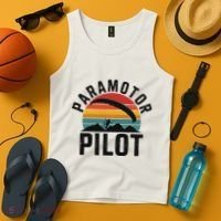 Paramotor Pilot Adventure Skydiving Paramotor Gifts For Tank Top thumb 4