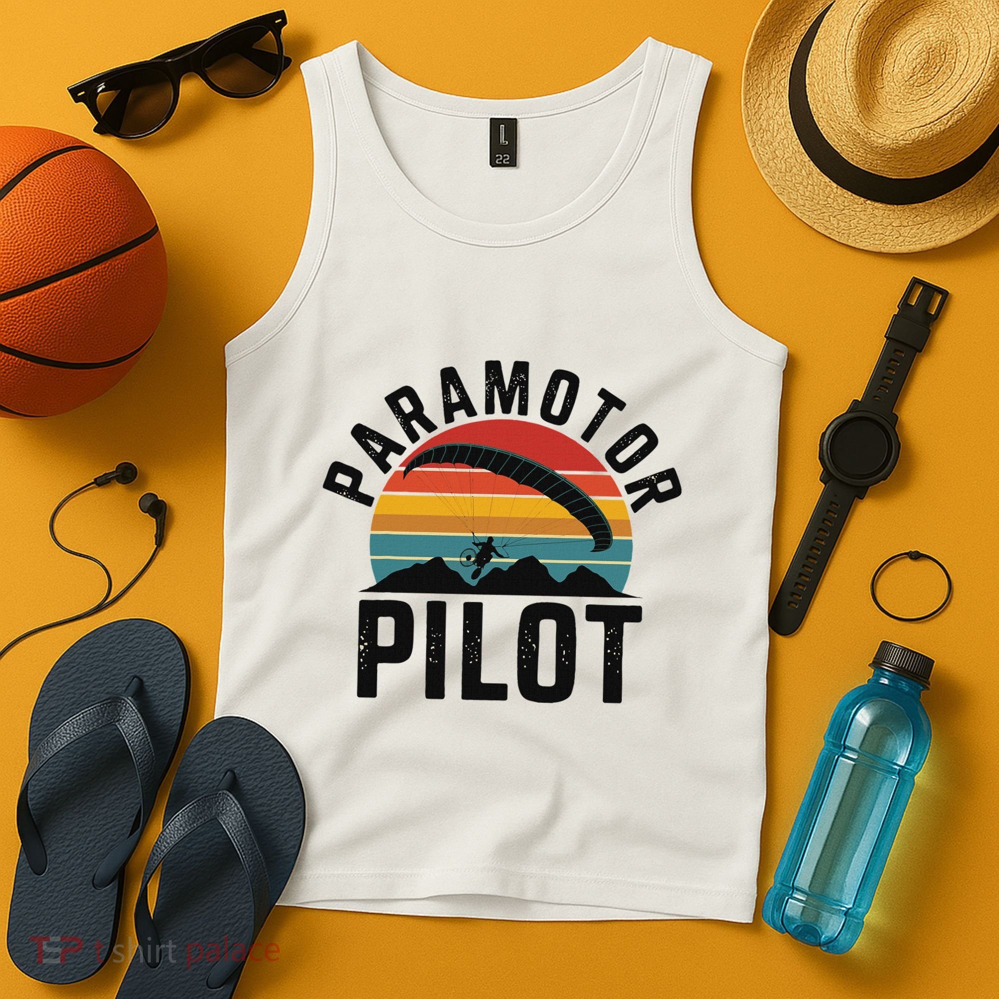 Paramotor Pilot Adventure Skydiving Paramotor Gifts For Tank Top