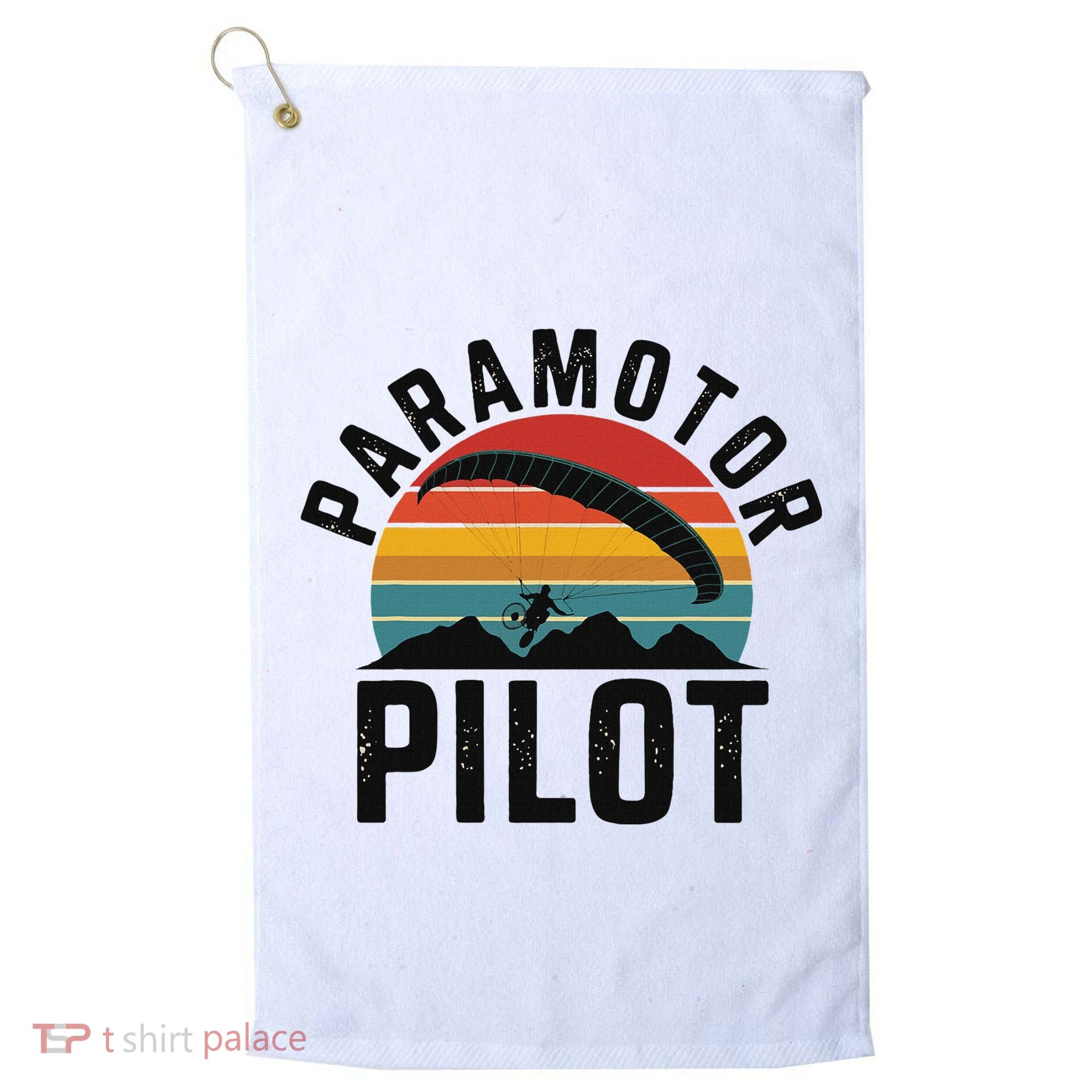 Paramotor Pilot Adventure Skydiving Paramotor Gifts For Golf Towel