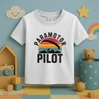 Paramotor Pilot Adventure Skydiving Paramotor Gifts For Toddler T-Shirt thumb 3