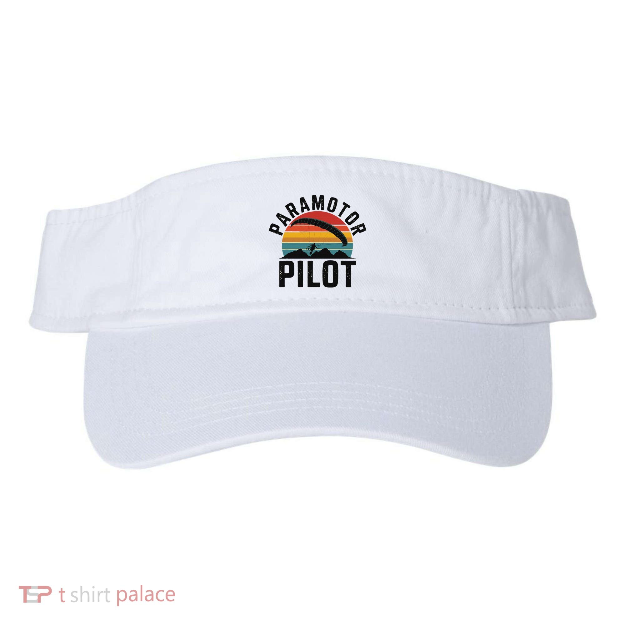 Paramotor Pilot Adventure Skydiving Paramotor Gifts For Visor