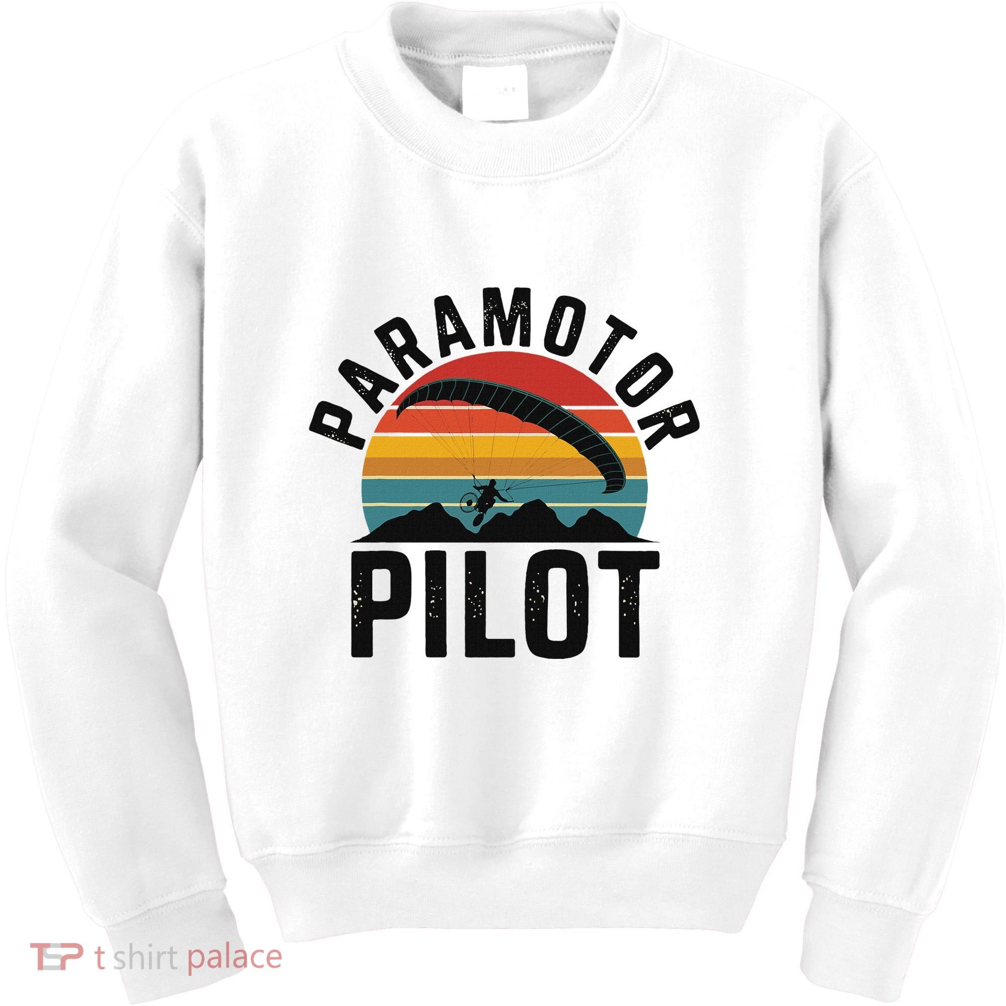 Paramotor Pilot Adventure Skydiving Paramotor Gifts For Kids Sweatshirt