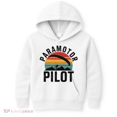Paramotor Pilot Adventure Skydiving Paramotor Gifts For Kids Hoodie