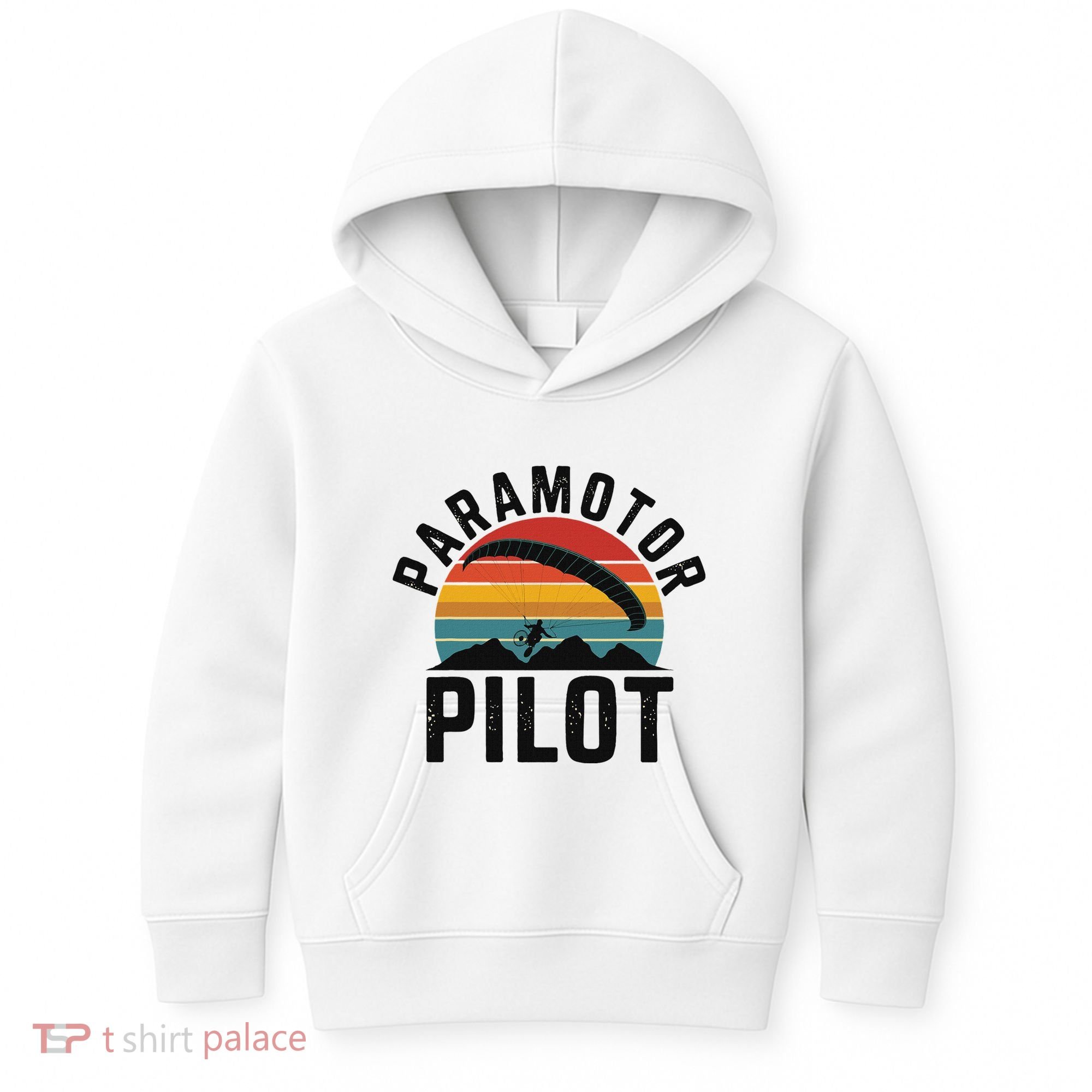 Paramotor Pilot Adventure Skydiving Paramotor Gifts For Kids Hoodie