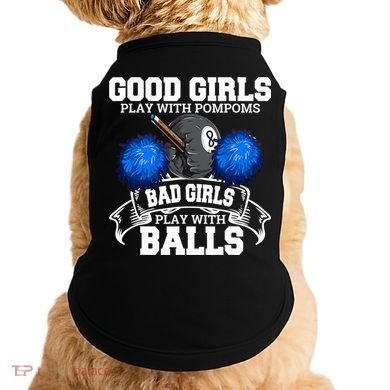 Pool Player Billiards Funny Gift Father's Day Doggie Tank