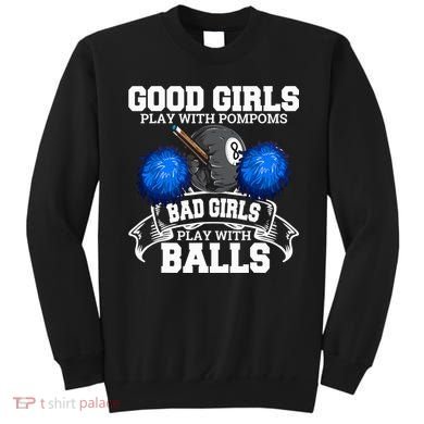 Pool Player Billiards Funny Gift Father's Day Sweatshirt