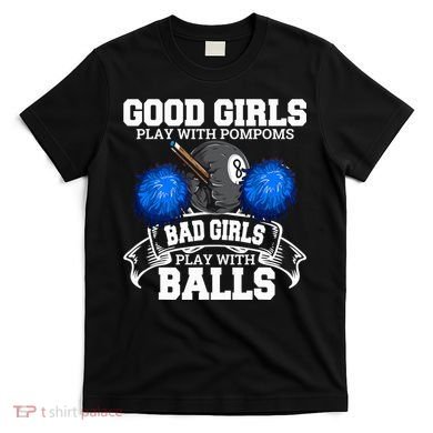 Pool Player Billiards Funny Gift Father's Day T-Shirt