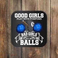 Pool Player Billiards Funny Gift Father's Day Coaster thumb 0