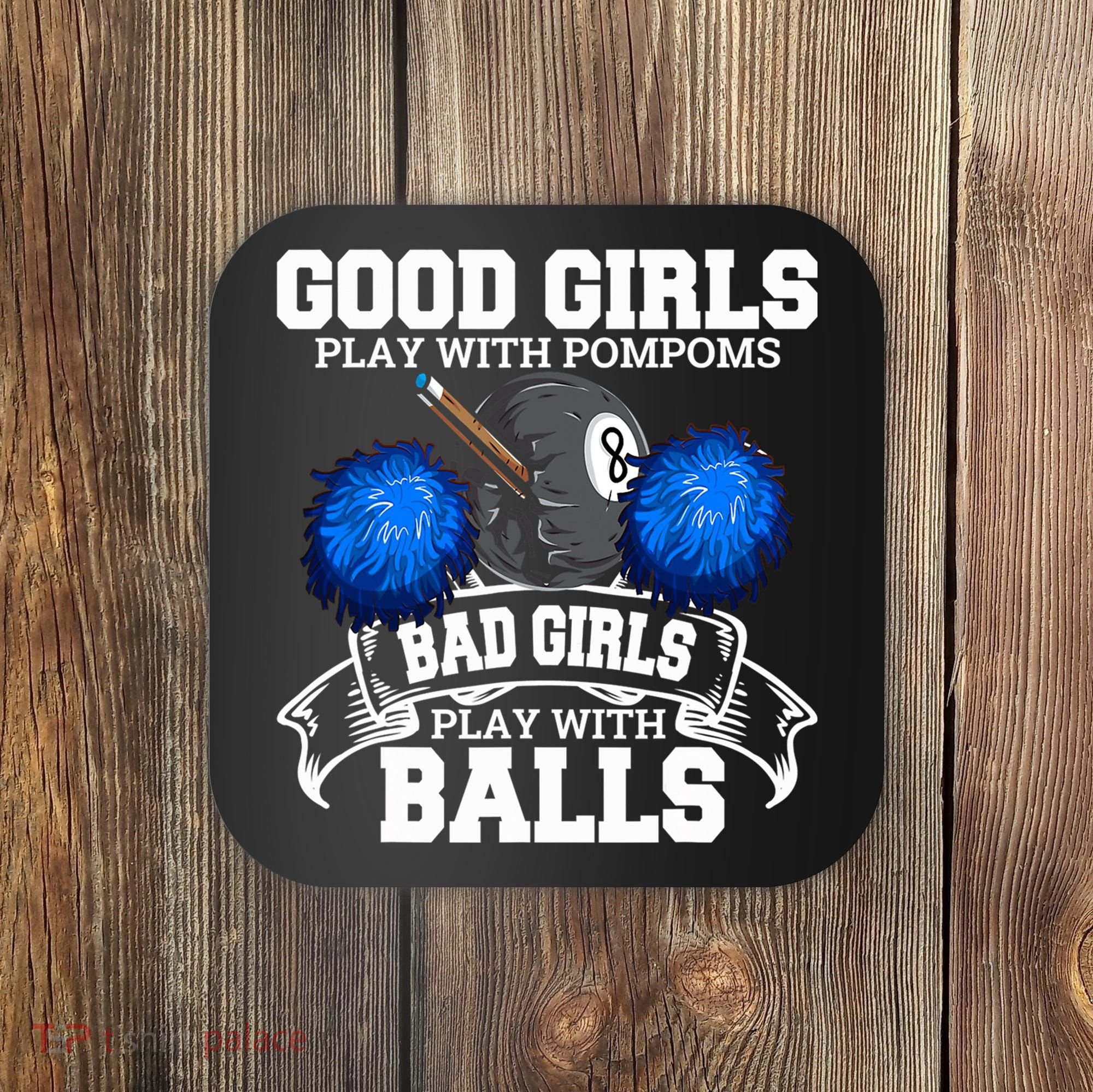 Pool Player Billiards Funny Gift Father's Day Coaster