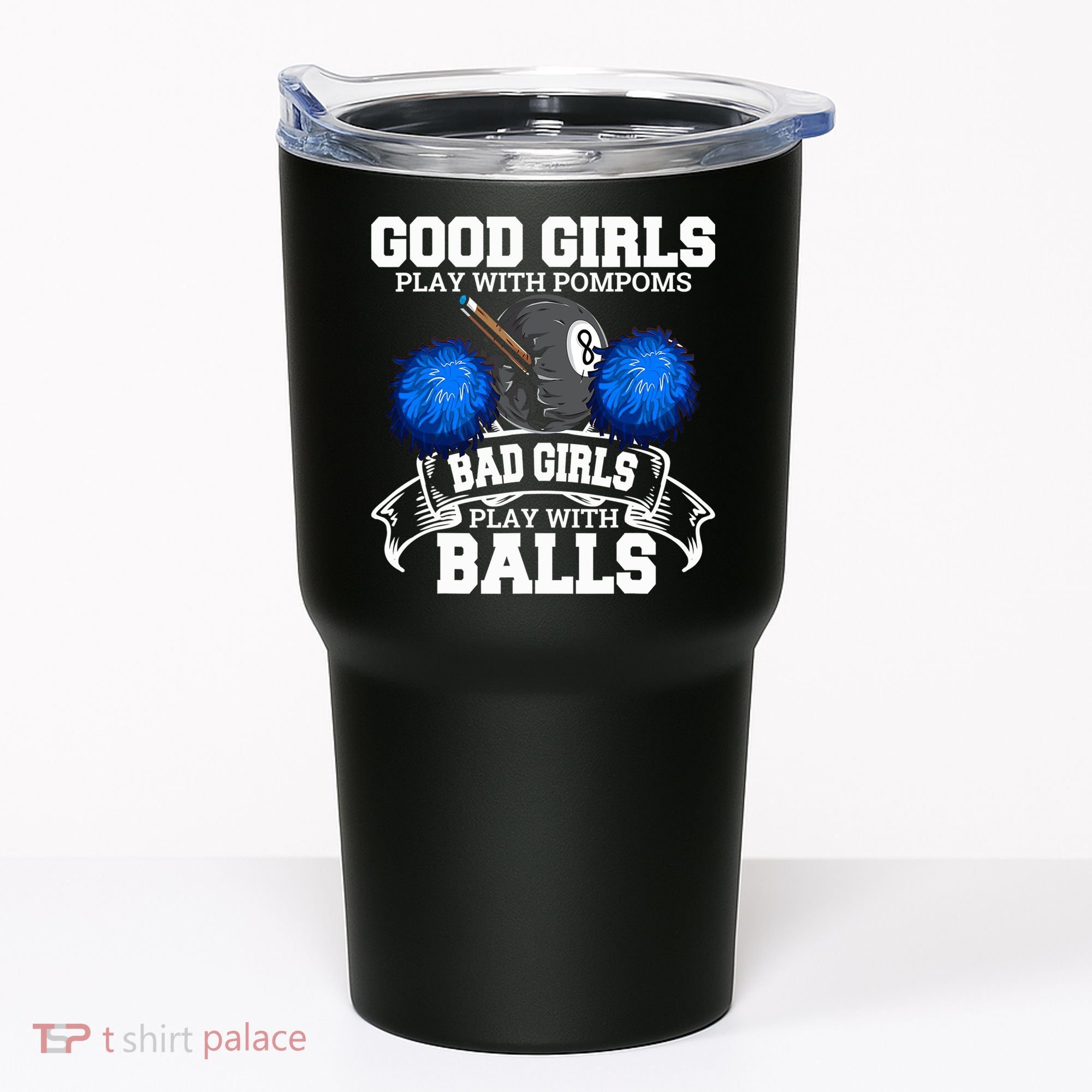 Pool Player Billiards Funny Gift Father's Day Tumbler