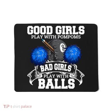 Pool Player Billiards Funny Gift Father's Day Mousepad