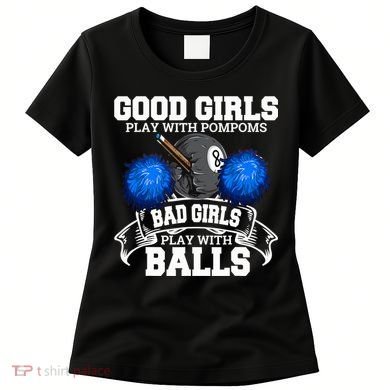 Pool Player Billiards Funny Gift Father's Day Women's T-Shirt