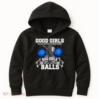 Pool Player Billiards Funny Gift Father's Day Kids Hoodie thumb 0