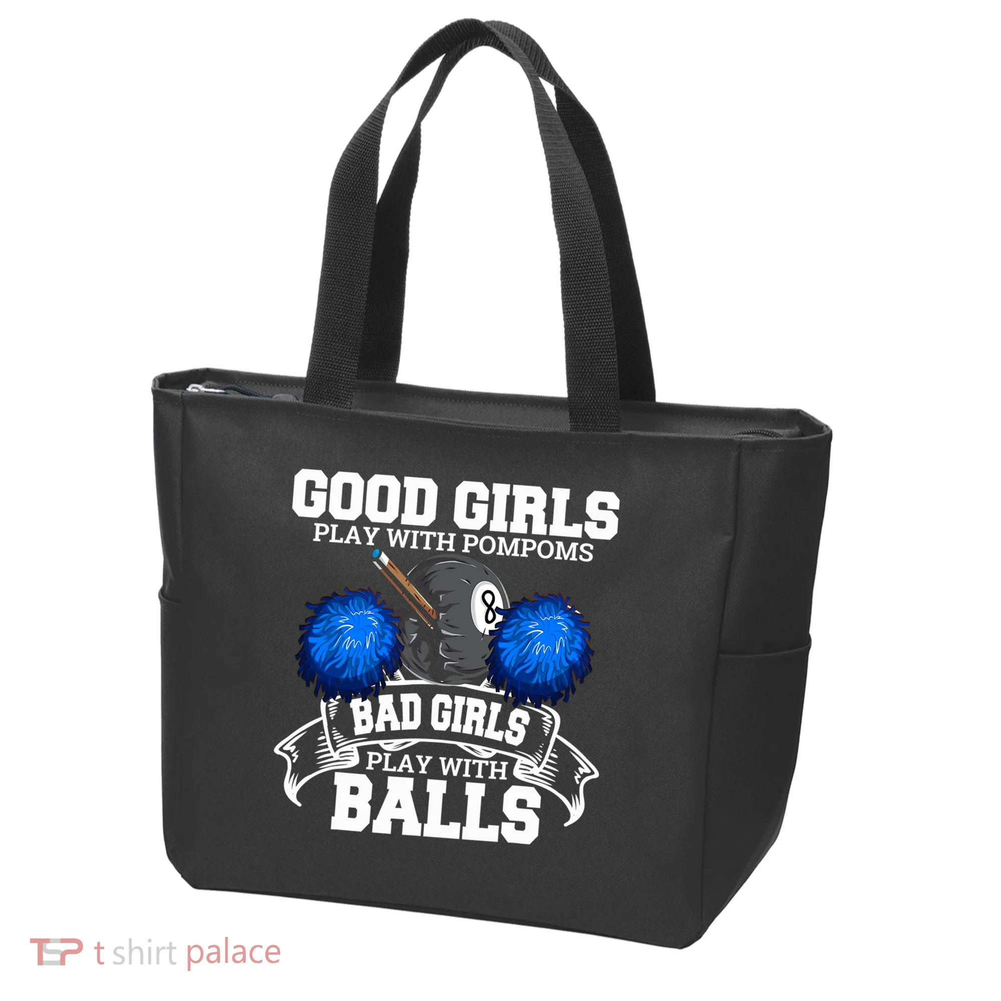 Pool Player Billiards Funny Gift Father's Day Tote Bag