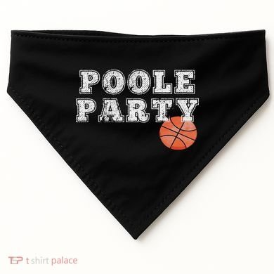 Poole Party Basketball USA-Made Doggie Bandana