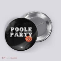 Poole Party Basketball Button thumb 0