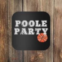 Poole Party Basketball Coaster thumb 0