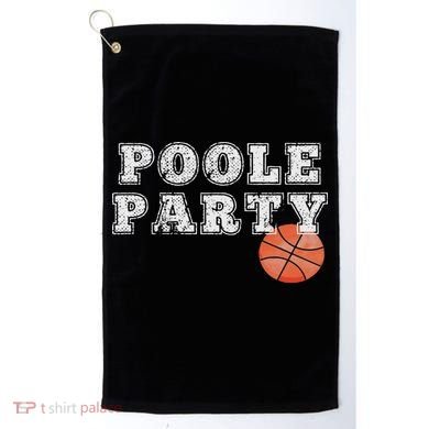 Poole Party Basketball Golf Towel