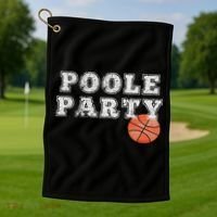 Poole Party Basketball Golf Towel thumb 1