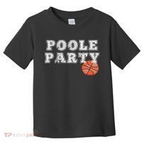 Poole Party Basketball Toddler T-Shirt thumb 0